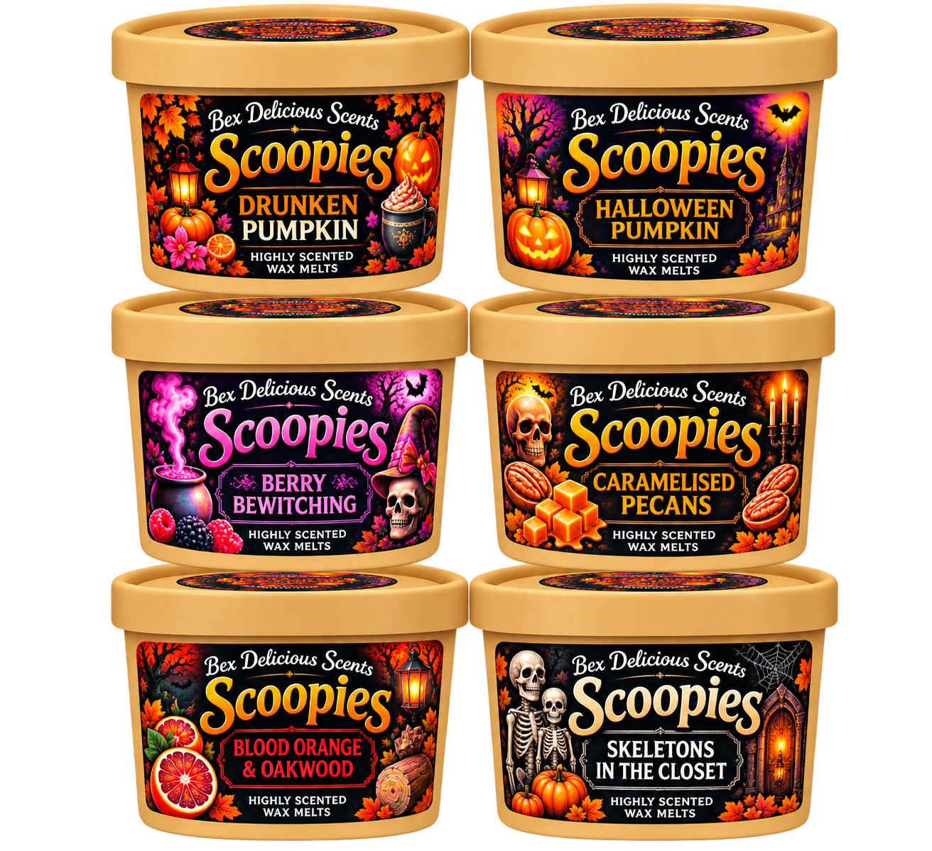 100g Autumn/Halloween Scoopie Tubs