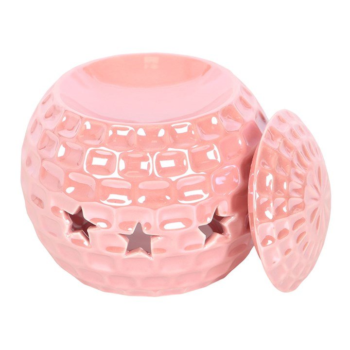 Pink Disco Ball Oil Burner and Wax Warmer