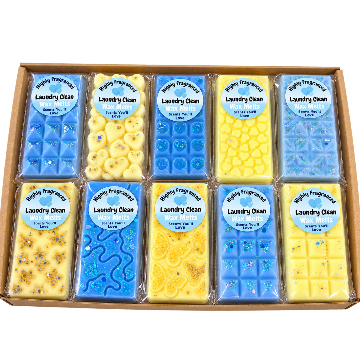 Clean, Fresh, Laundry Scents Mini Snap Bar Boxes